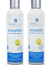 Hair Growth Organic Shampoo and Conditioner Set - Grow Hair Fast - With Essentials for Growing - Best Hair Regrowth With Vitamins - Prevent Hair Loss - Hair Thickening - For Women and Men