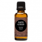 Earth & Wood Synergy Blend Essential Oil by Edens Garden (Cardamom, Cedarleaf, Cedarwood, Fir Needle, Patchouli and Sandalwood)- 30 ml