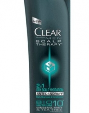 CLEAR MEN SCALP THERAPY 2 in 1 AntiDandruff Shampoo and Conditioner, Dry Scalp Hydration, 12.9oz